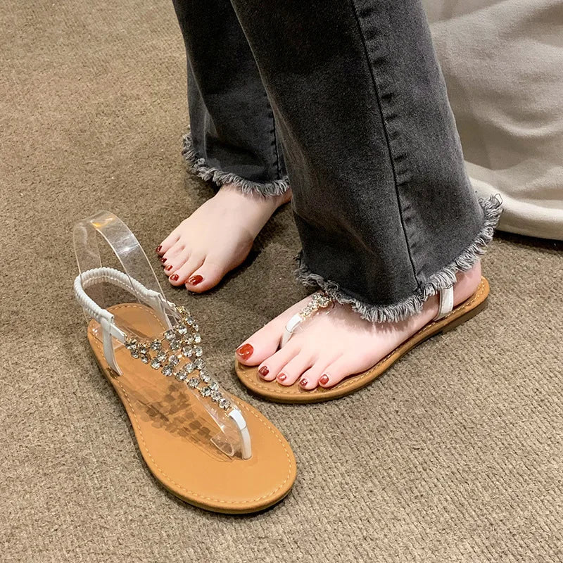 Sandalias Cristal Brillante