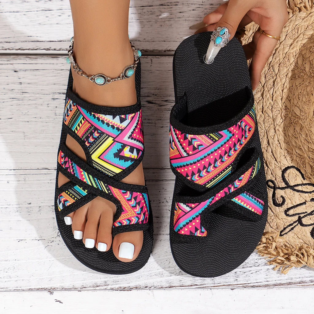 Sandalias Colorida Étnica