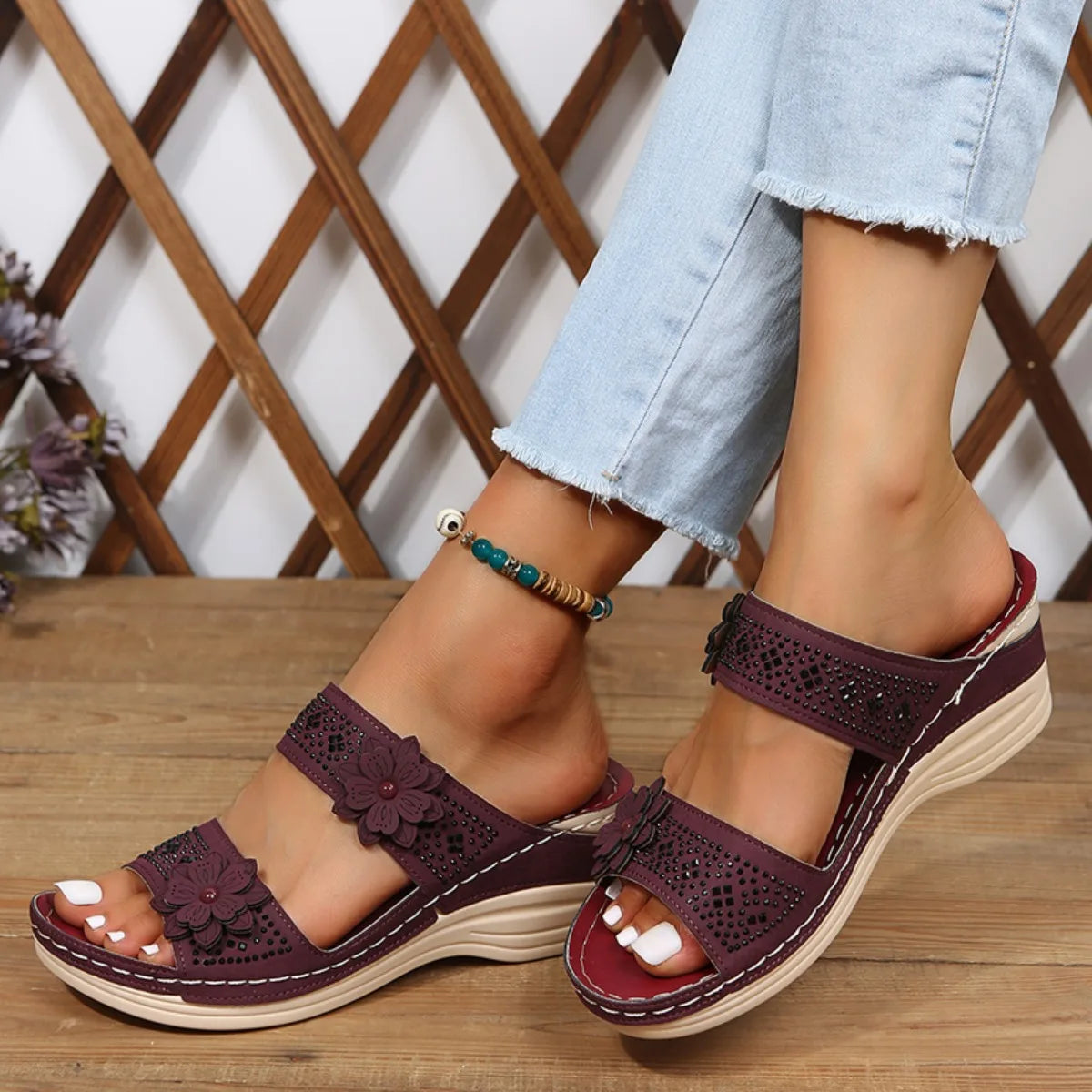 Sandalias Bienestar Retro