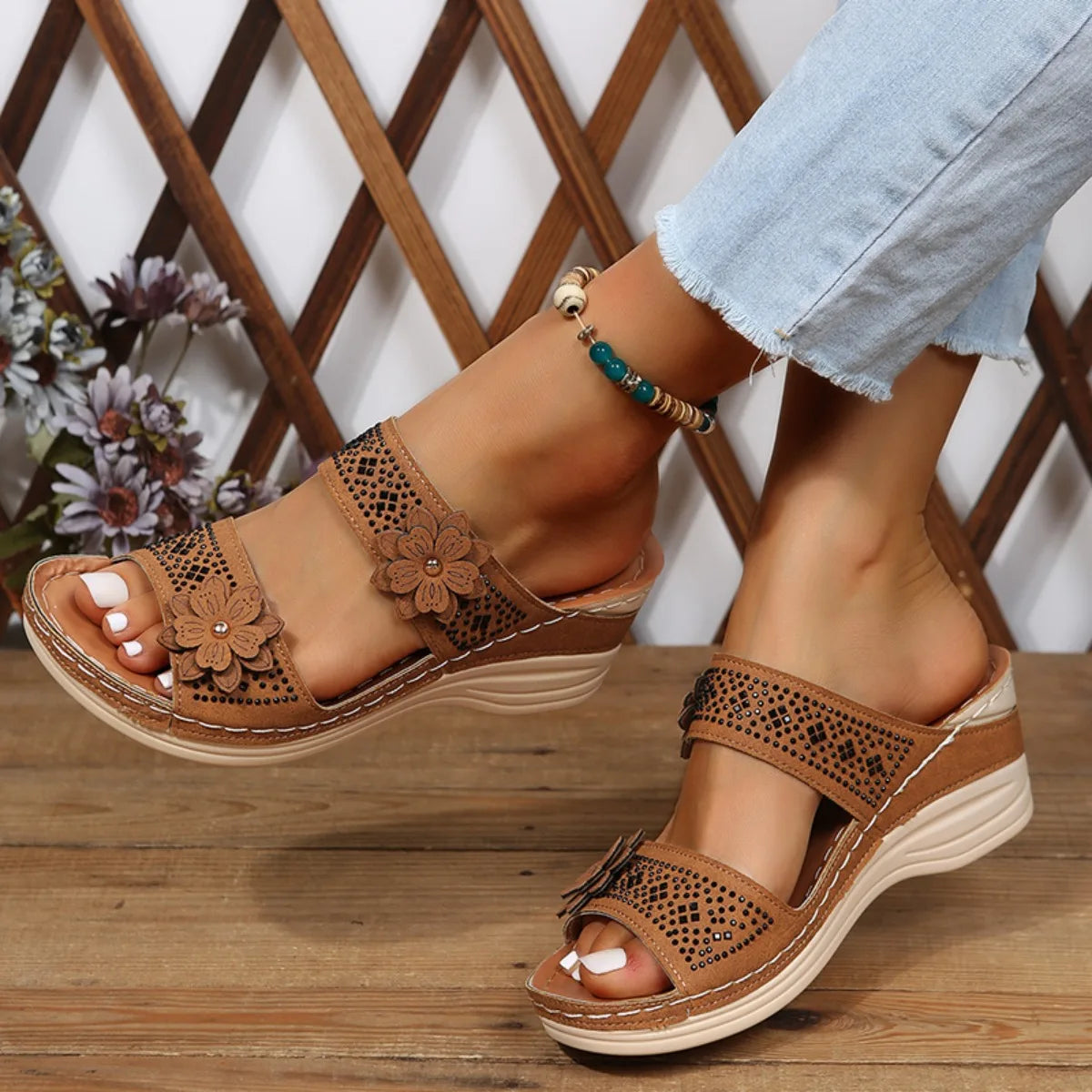 Sandalias Bienestar Retro
