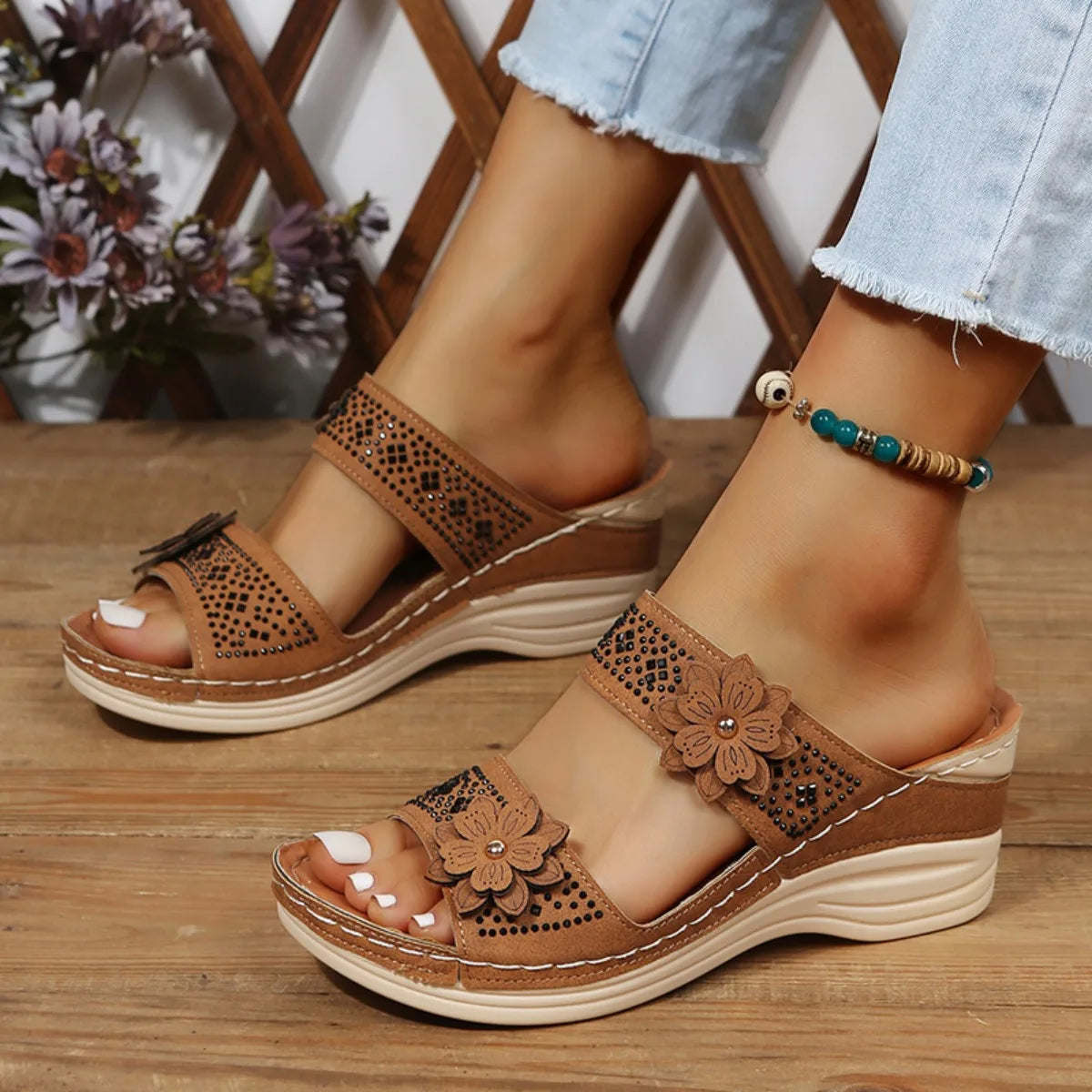 Sandalias Bienestar Retro