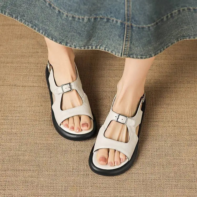 Sandalias Estudiantil Simple