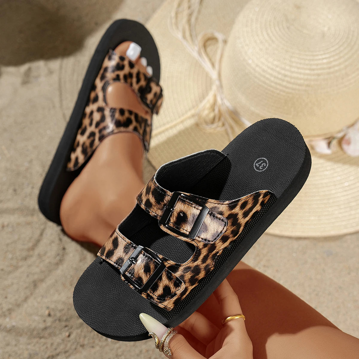 Sandalias Animal Print
