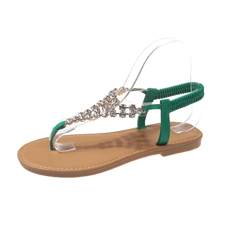 Sandalias Cristal Brillante